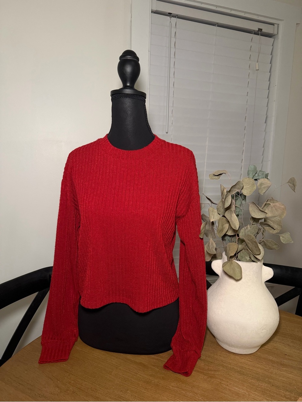 Wilfred Free Knit Red Long Sleeve